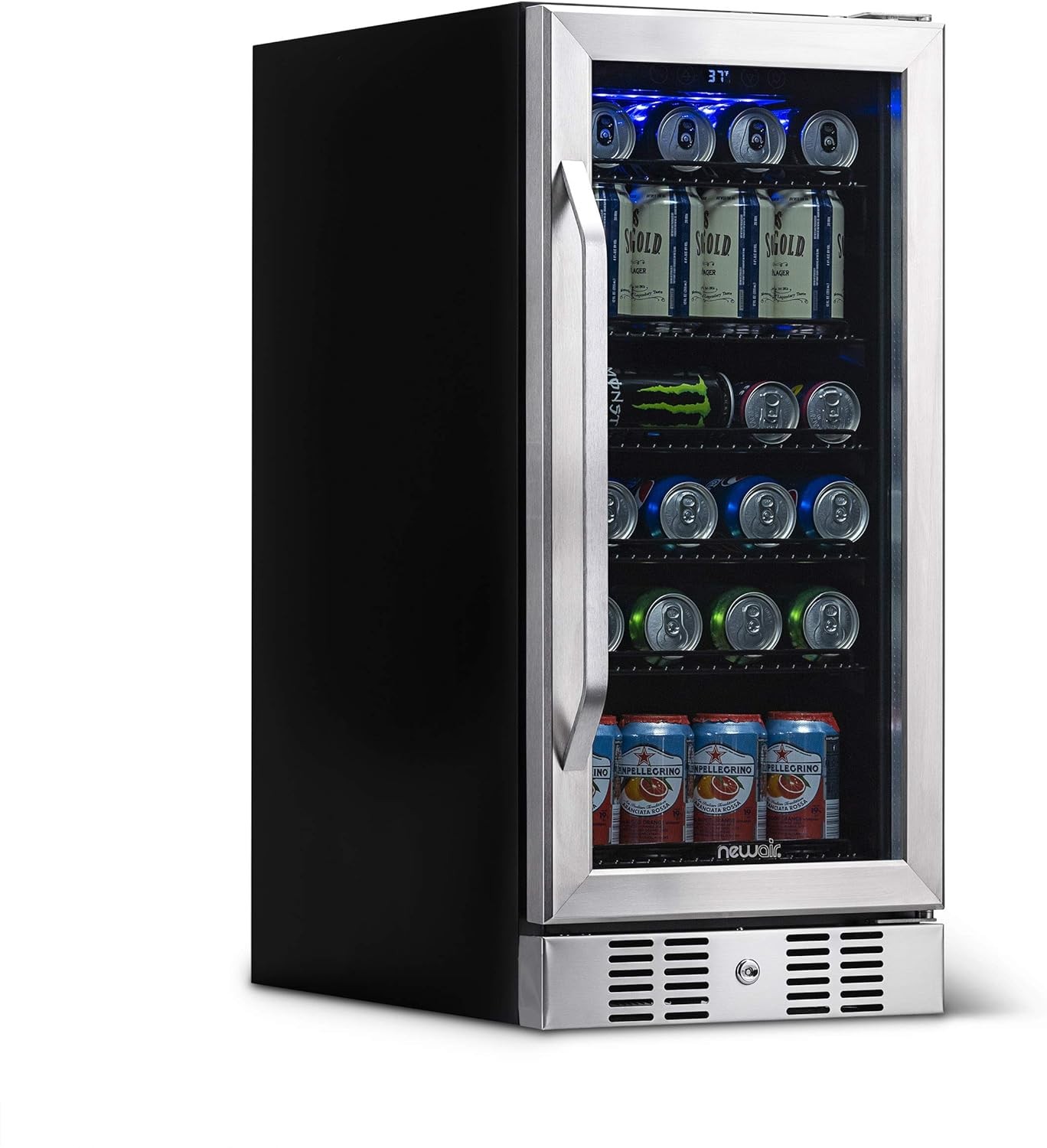 Newair ABR-960-RB 15" Built-in Beverage Fridge, 96 Cans - Certified Refurbished