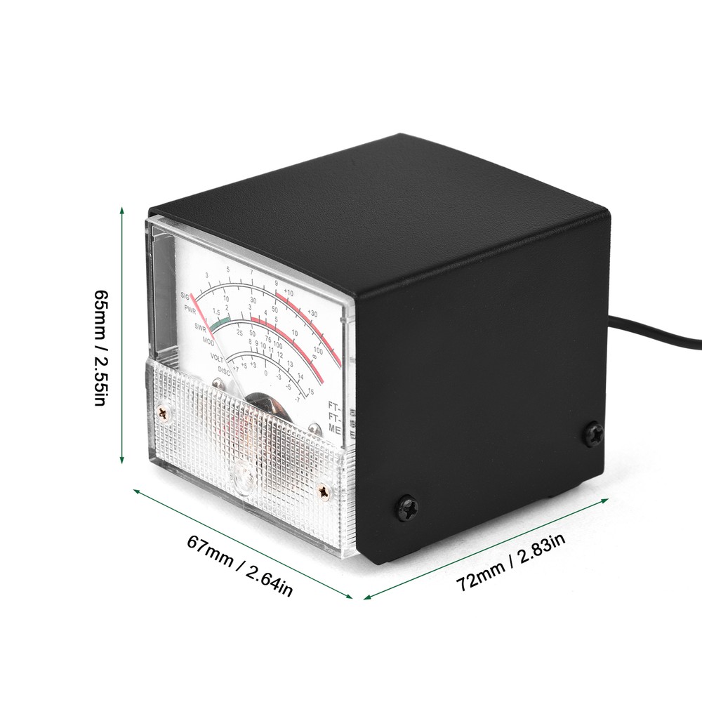SWR Meter External Meter Pointer Wattmeter Receive Display Meter C1I5