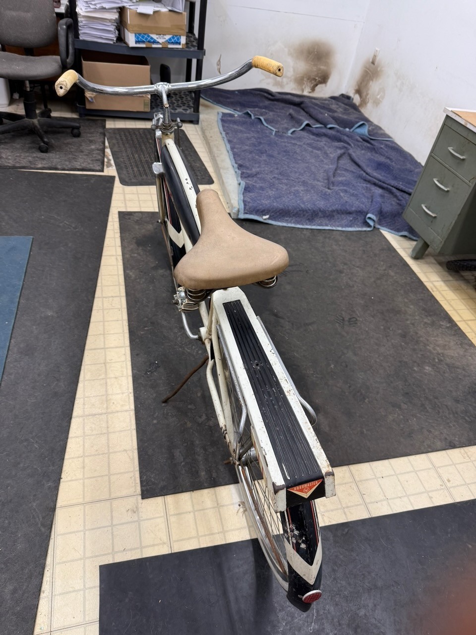 Roadmaster Vintage 1950's ? 26" Mens Straightbar Middleweight Tank Bicycle Orig