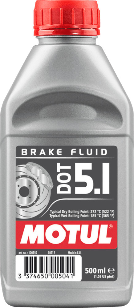 Motul Dot 5.1 500ml synthetic brake fluid cod. 100950