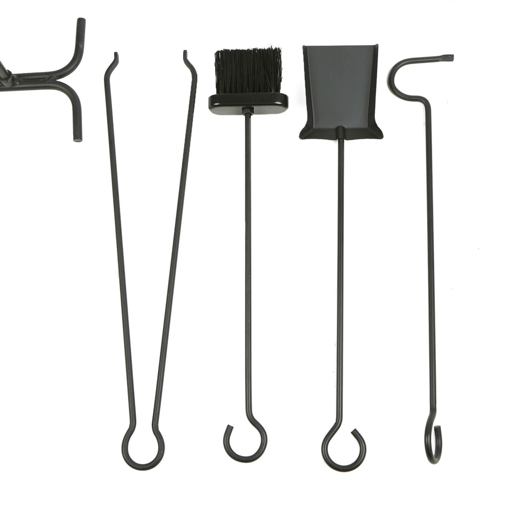 FIREPLACE TOOL SET Ash Shovel Scooper Fire Pit Accessories 4 Piece MIND READER