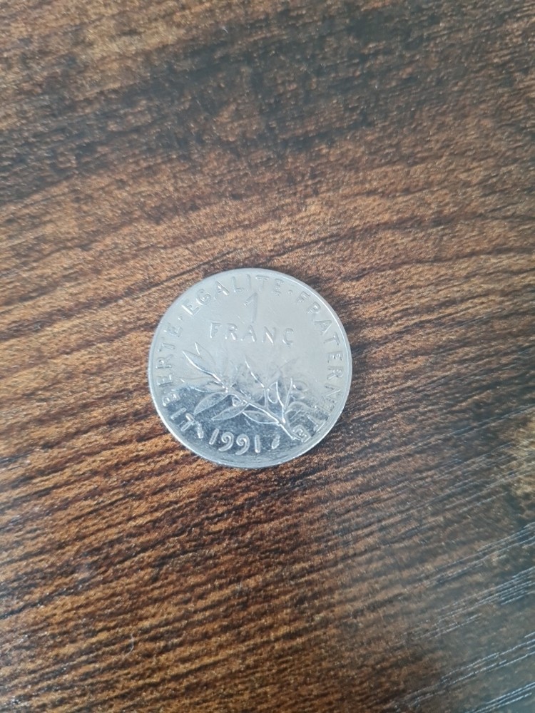 1991 French 🇫🇷 1 Franc