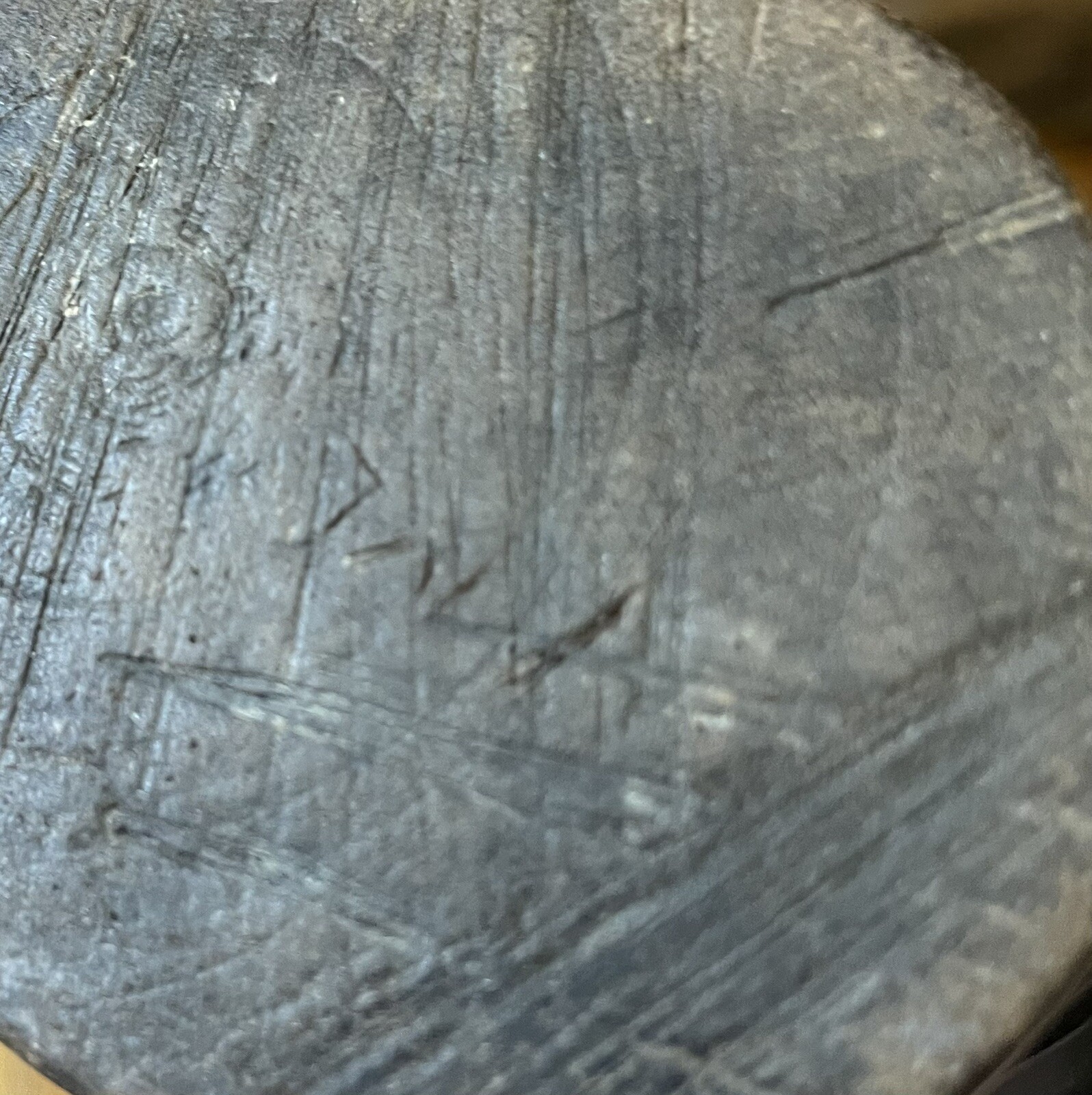 Vintage / Antique African Kuba Cup Wood Carved Palm Wine DRC Ceremonial Signed!