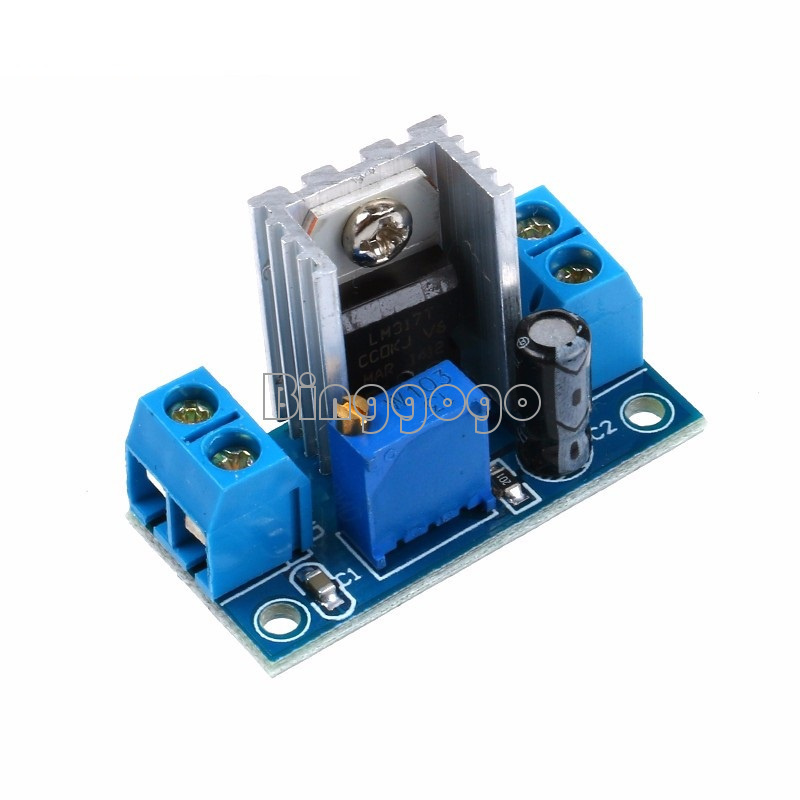 1Pcs DC Linear Converter Buck Step Down LM317 Low Ripple Module Power Supply