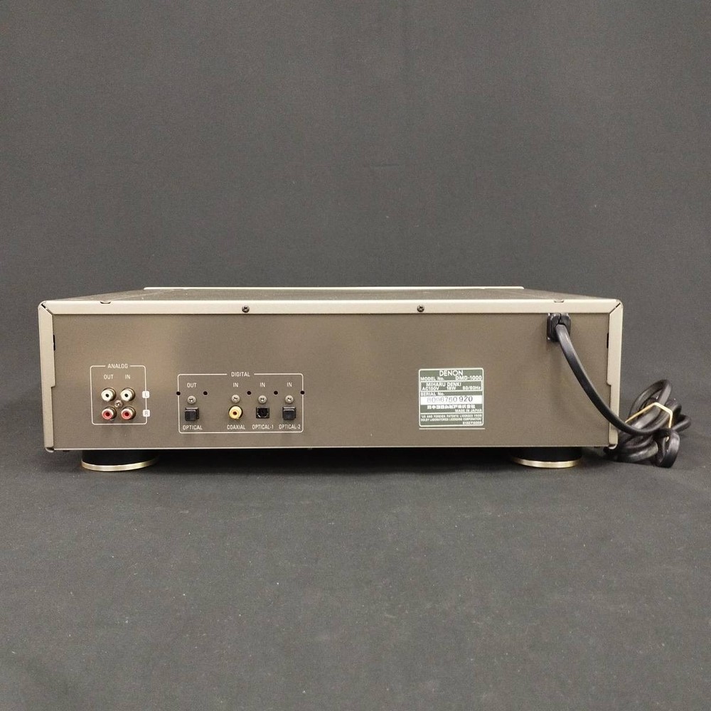 Denon DMD-1000 MiniDisc MD Recorder Deck Player