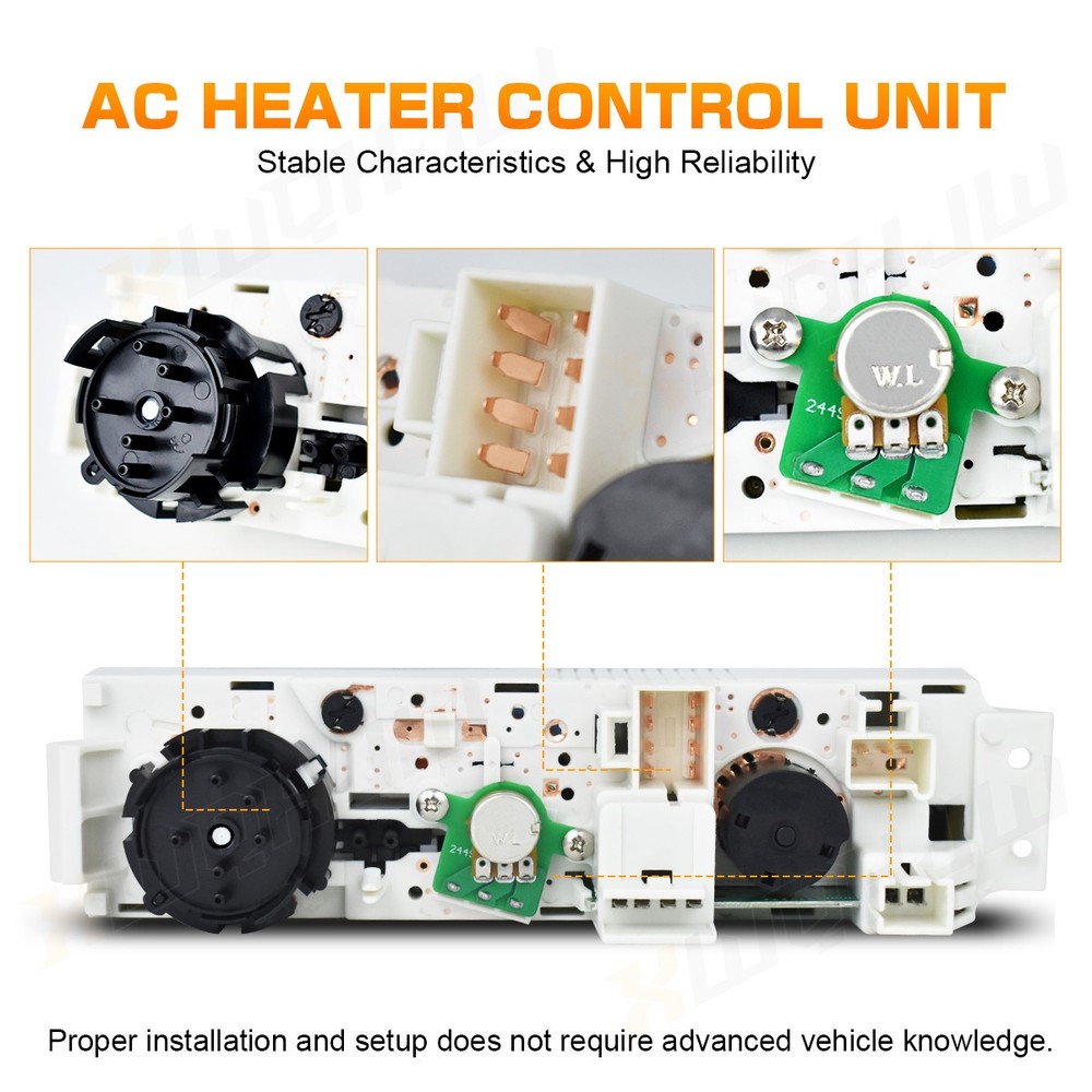 Front HVAC Control Module Repalcement for 599-217