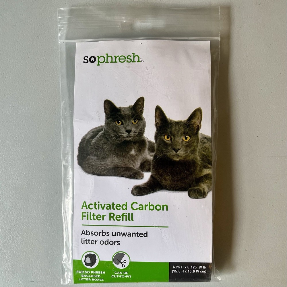So Phresh Activated Carbon Filter Refill 2 Pack Petco Charcoal Infused