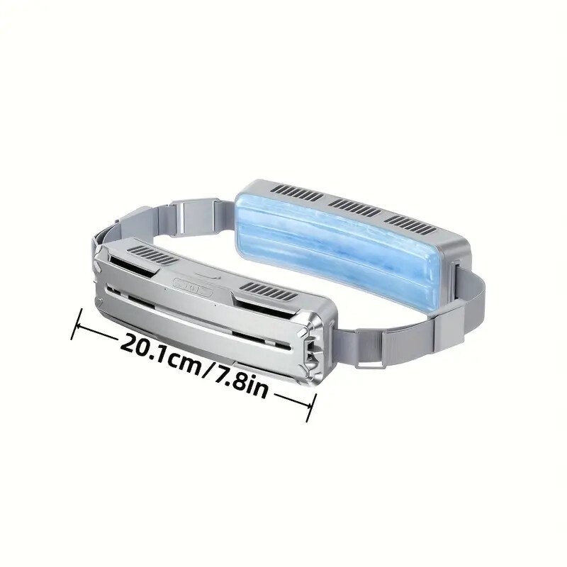 Portable Wearable Waist Fan With 3 Speeds 360° Cooling For Outdoor Activities,o