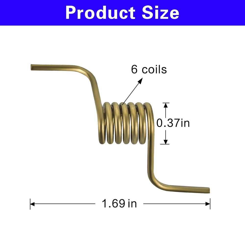 2 Pack Upgraded refrigerator door spring 2 Pack, colorful