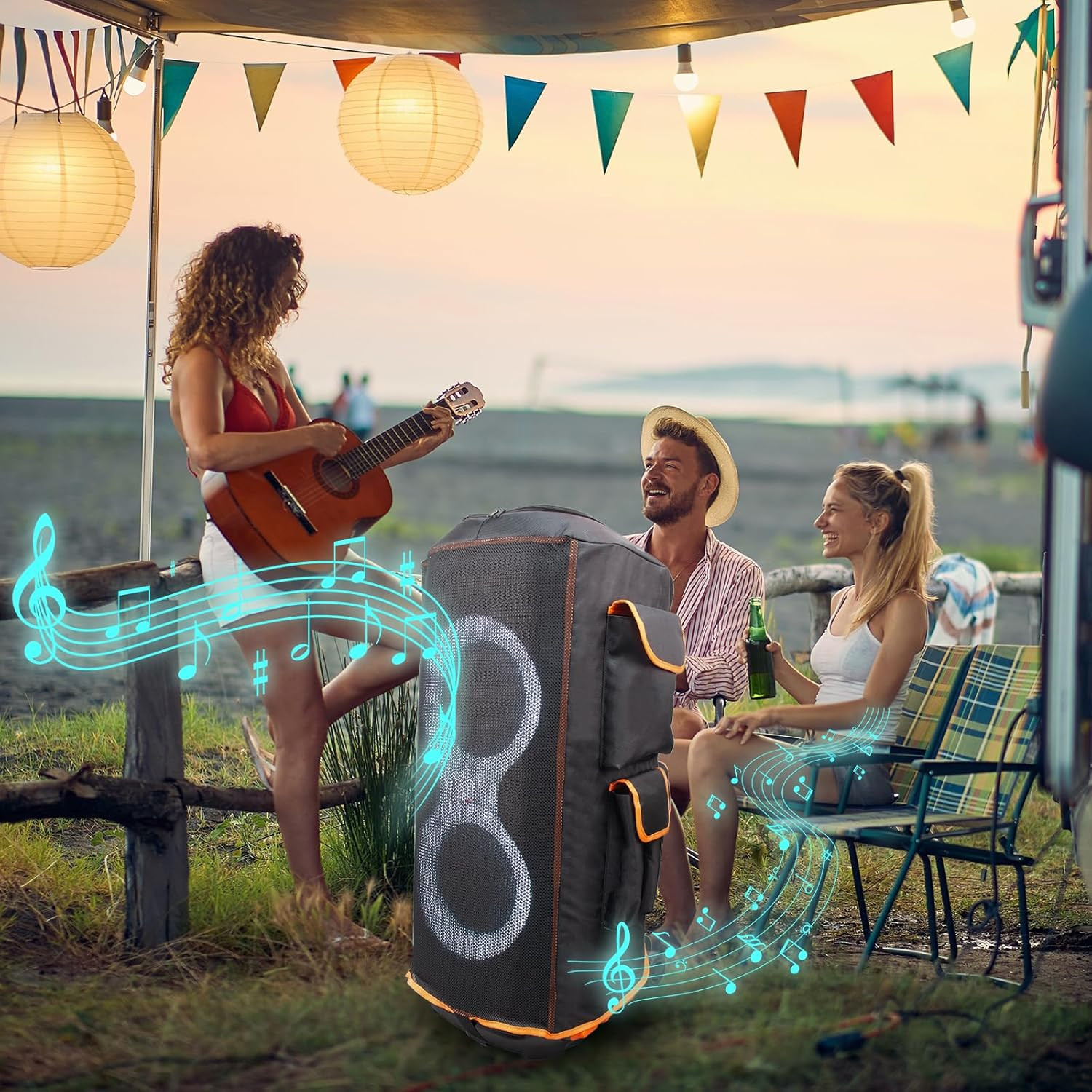 Protective Cover for Partybox 710 Speaker Double-Layer Shield, Scratch-Resistant