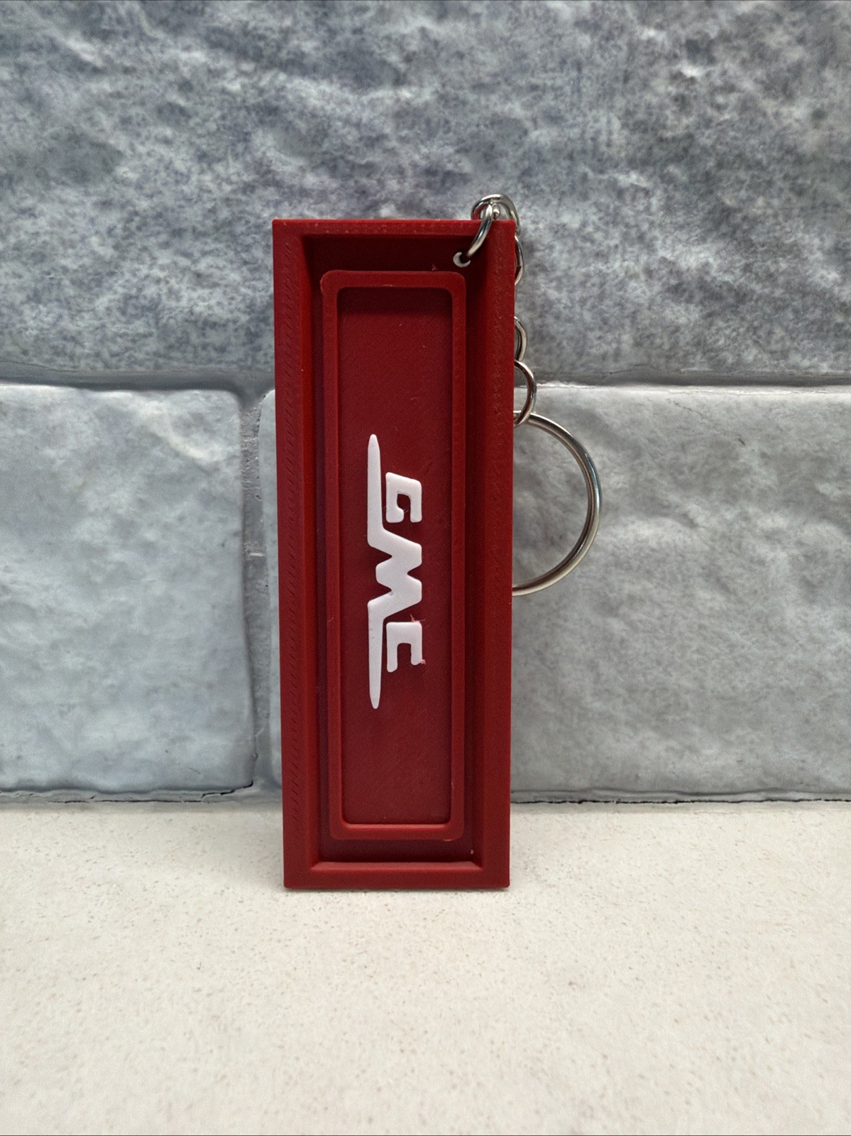 Classic GMC Tailgate Keychain