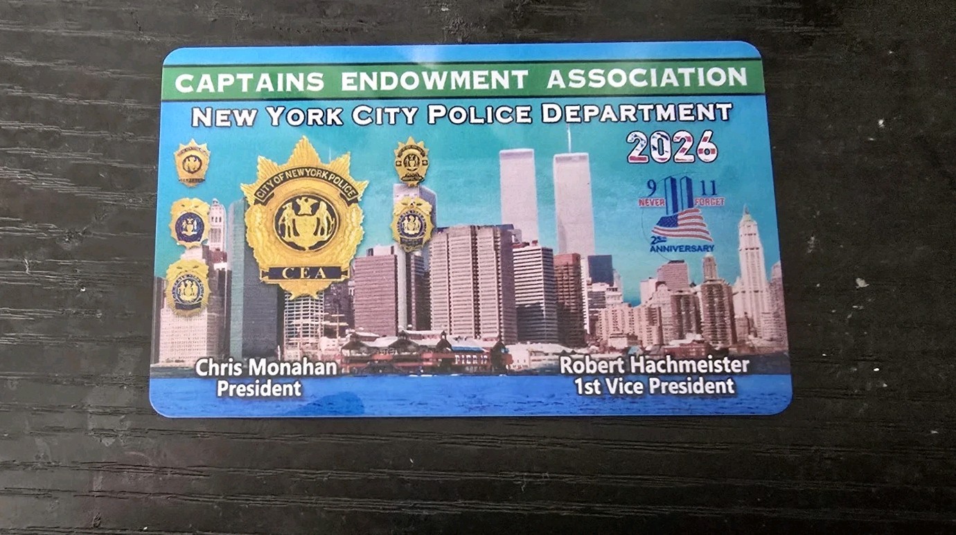 NYPD Captain Card 2026 . Unsigned.