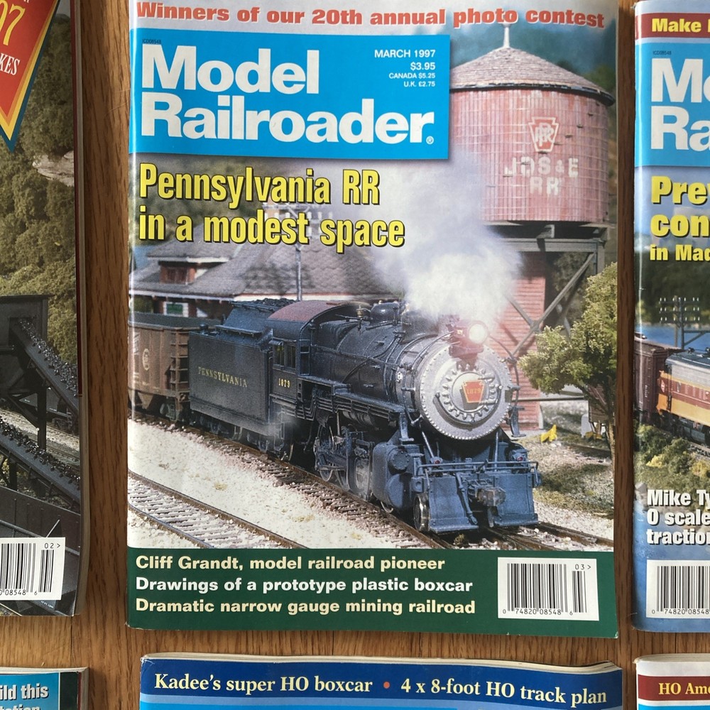 Model Railroader Magazine 1997- 12 Issues