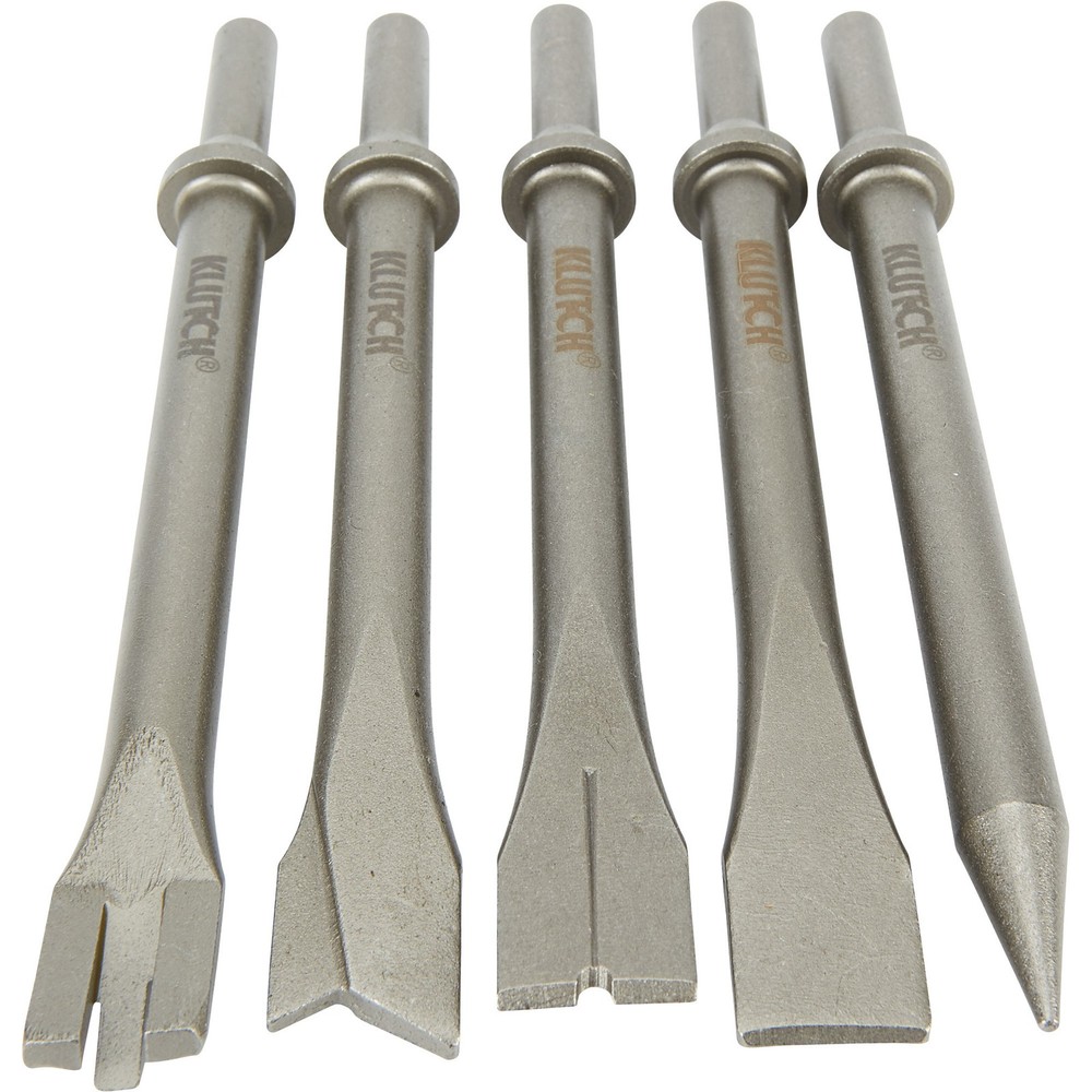 Klutch Air Hammer Chisel Set, 5-Pc.