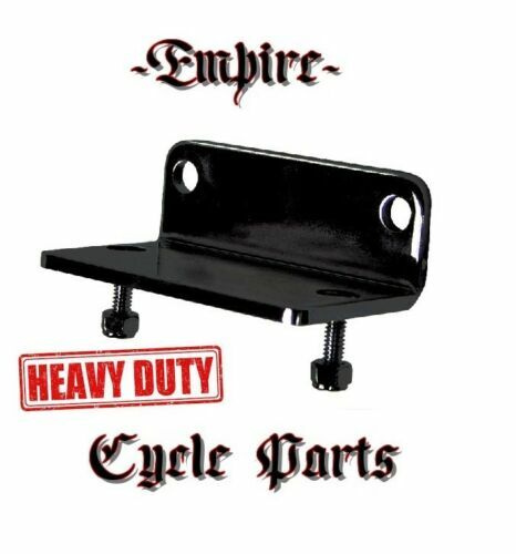 RECTIFIER REGULATOR BRACKET FRONT MOUNT HARLEY SHOVELHEAD EVO CHARGING BLACK