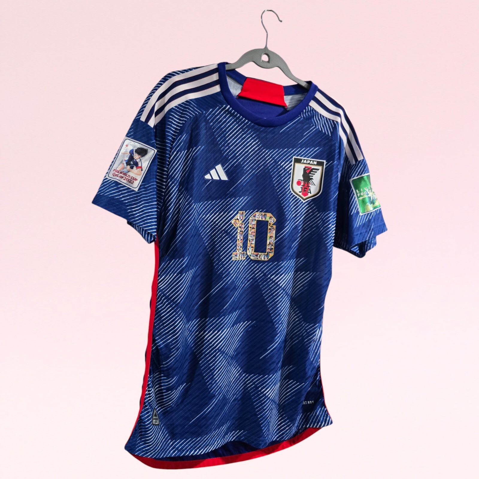 JAPAN HOME NATIONAL TEAM JERSEY - 2022 - CAPTAIN TSUBASA # 10 - MEDIUM