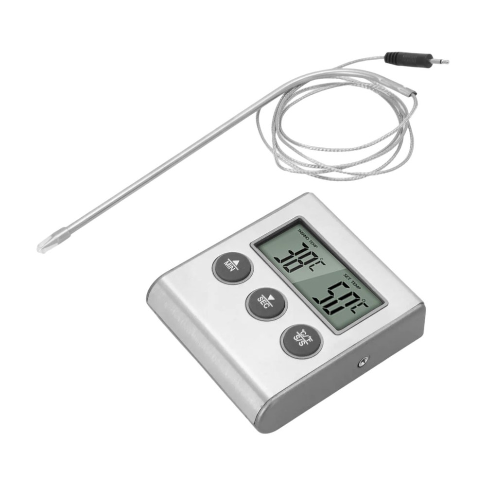 Convenient Kitchen Digital Cooking Thermometer with Probe Timer Function