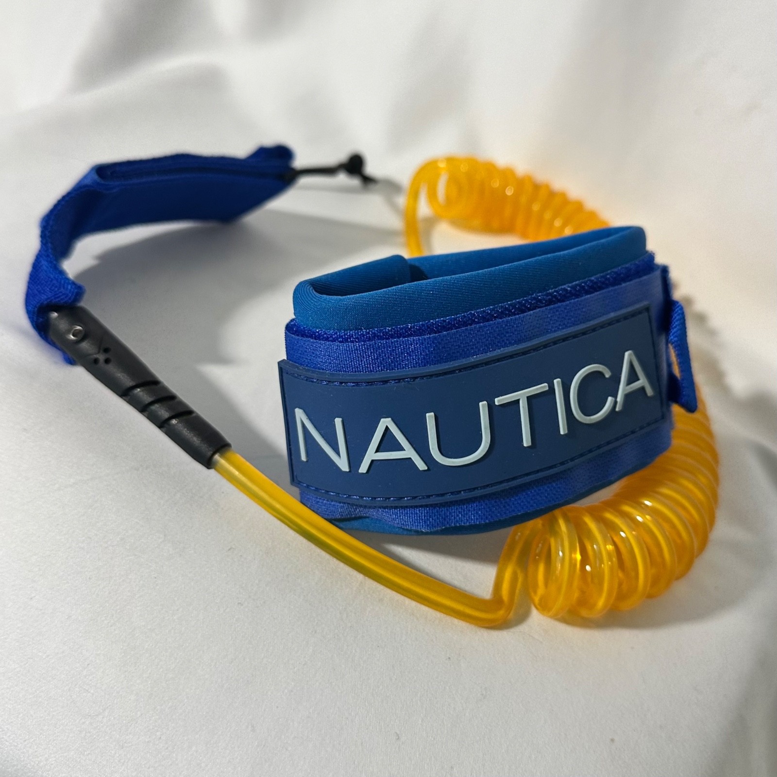 Nautica SUP Paddle board Or Surf Leash – Coiled Cord, Neoprene Ankle Strap
