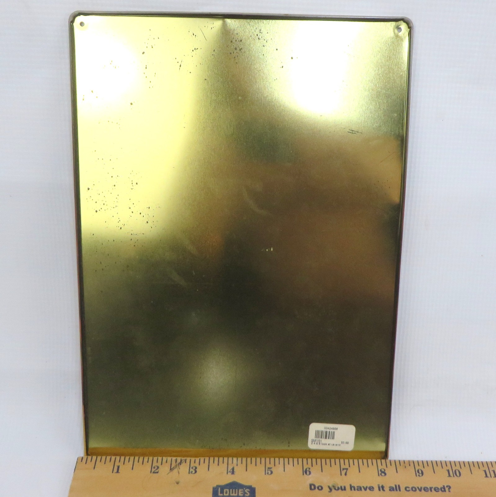 COLLEGE HUMOR METAL SIGN 12 x 16" Sexy Look At Us 8"x11" Women NEW