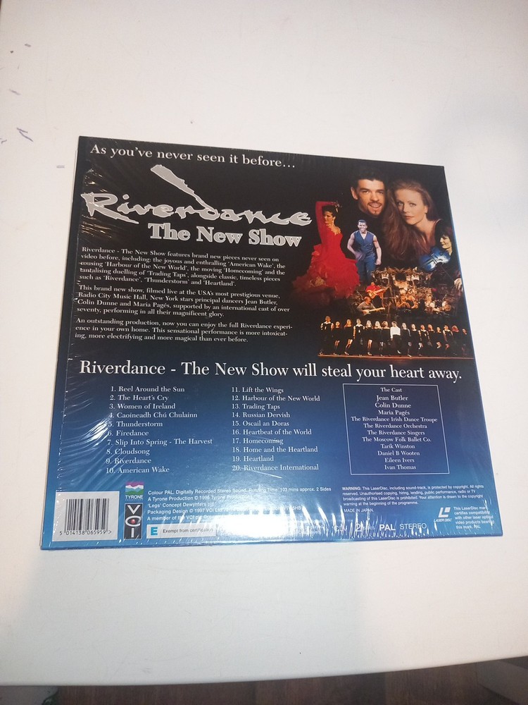 Riverdance The New Show Laserdisc