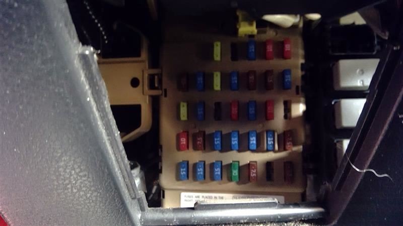 FORESTER  2009 Fuse Box Cabin 6907