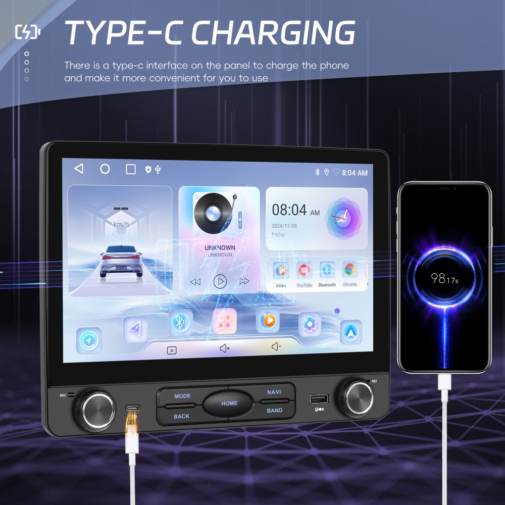 For Ford F-150 2009-2014 10" Carplay Android 15 Car Stereo Radio GPS Navi 2+64GB