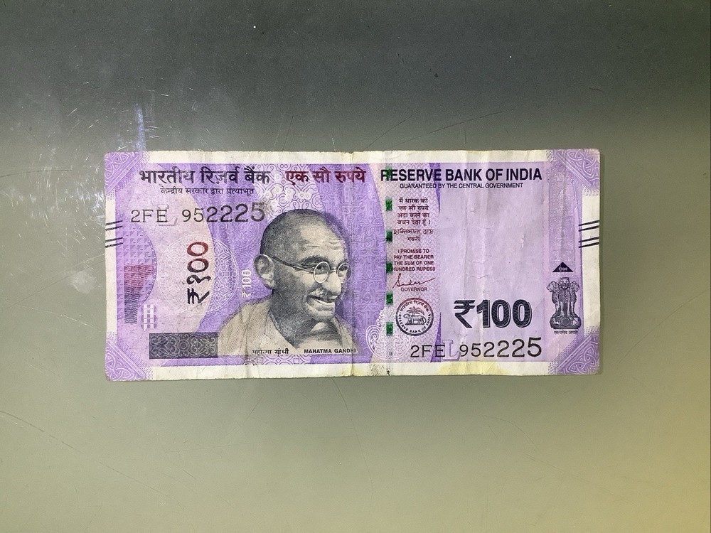 India 100 Rupees 2020 Circulated