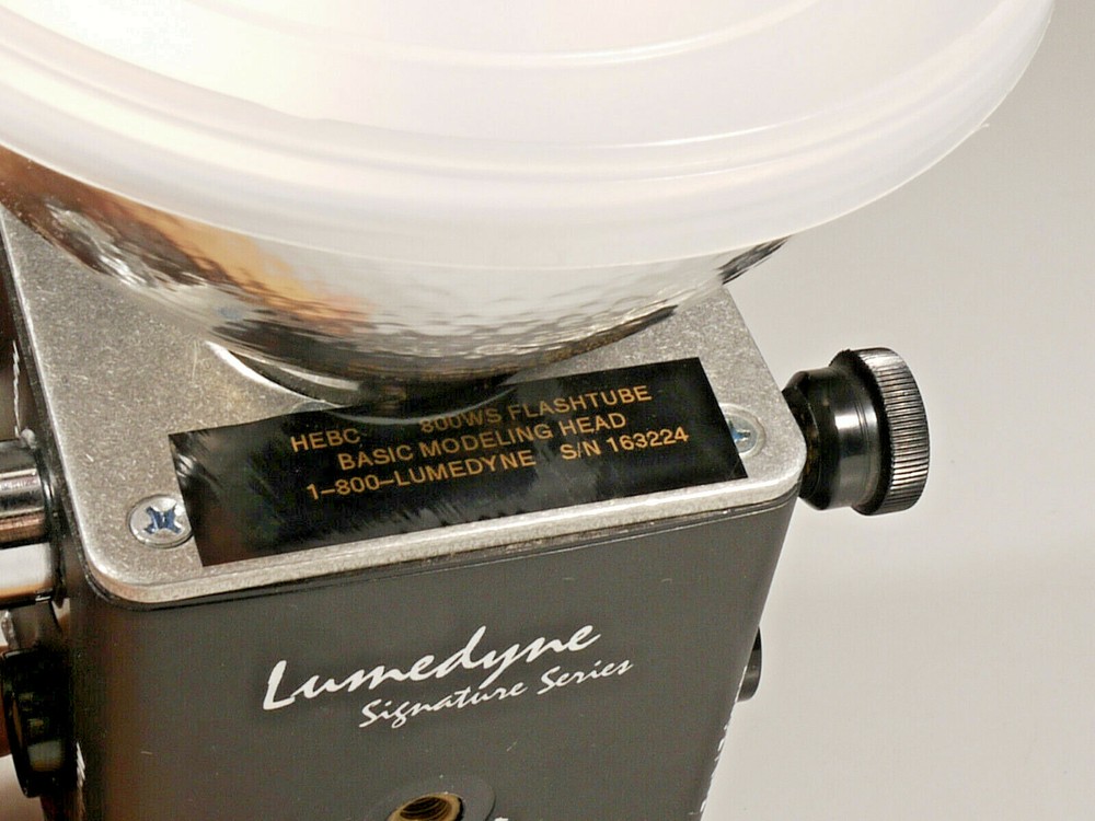 PRL) LUMEDYNE HEBC 800ws BASIC SIGNATURE SERIES HEAD FLASH FLASH + SYNC CABLE