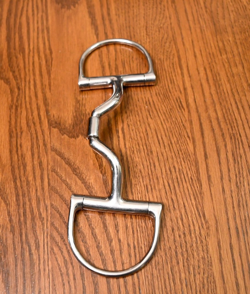 Myler, D ring dee bit, 4.5-4.75” pony