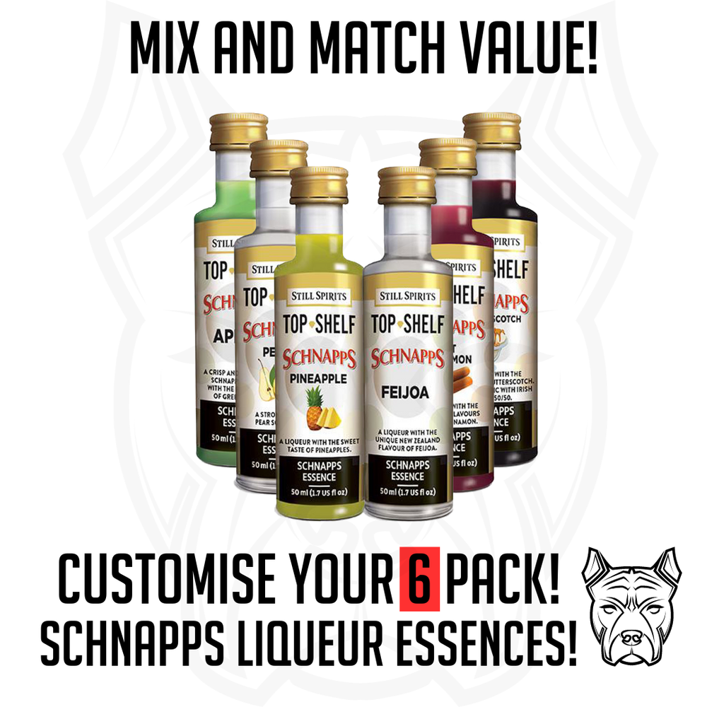 Schnapps 6 Pack Mix & Match Value Still Spirits Top Shelf - Choose You Pack!