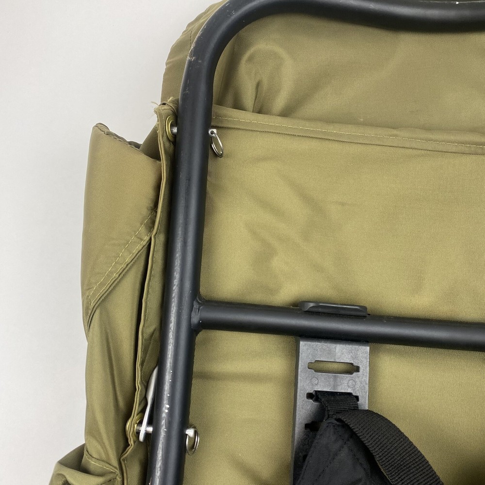 Camp Trails External Frame Hiking Backpack Size M Olive Green Gray