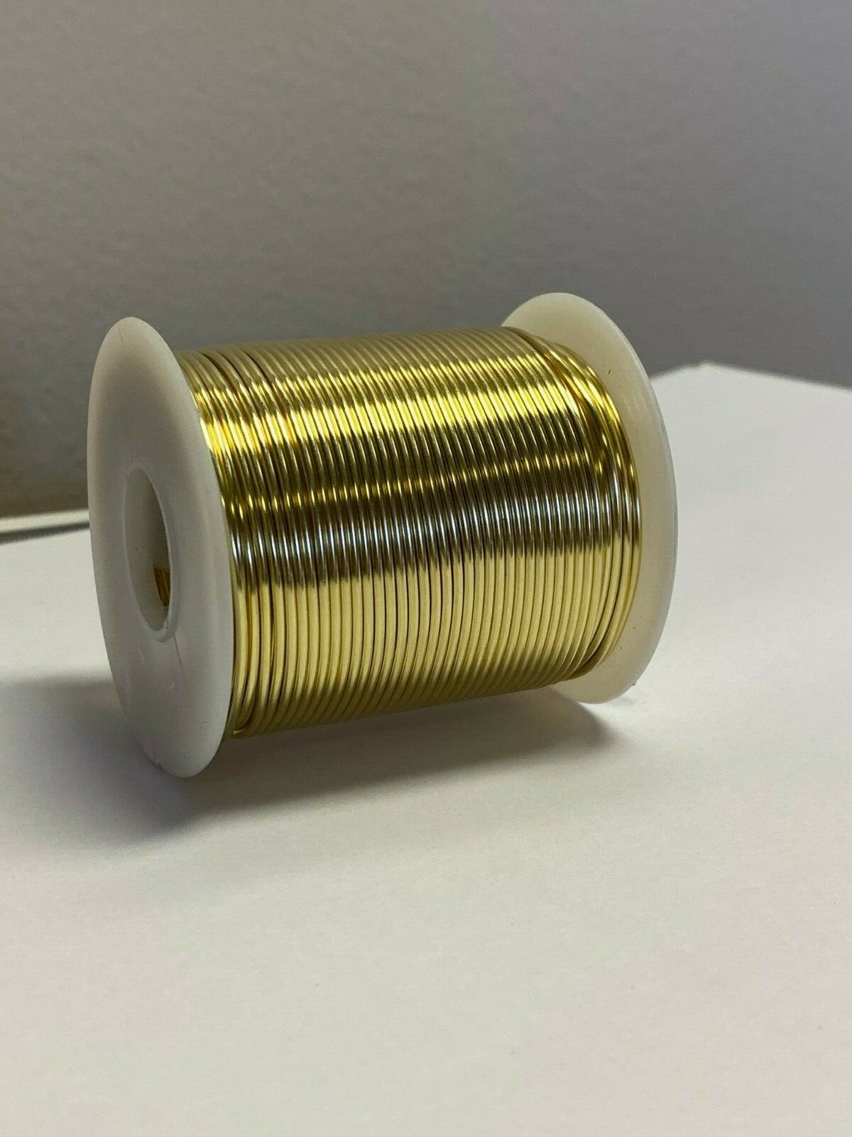 Yellow Brass Wire 12 Gauge 1 lb. Spool (50 Feet) Diameter 0.080