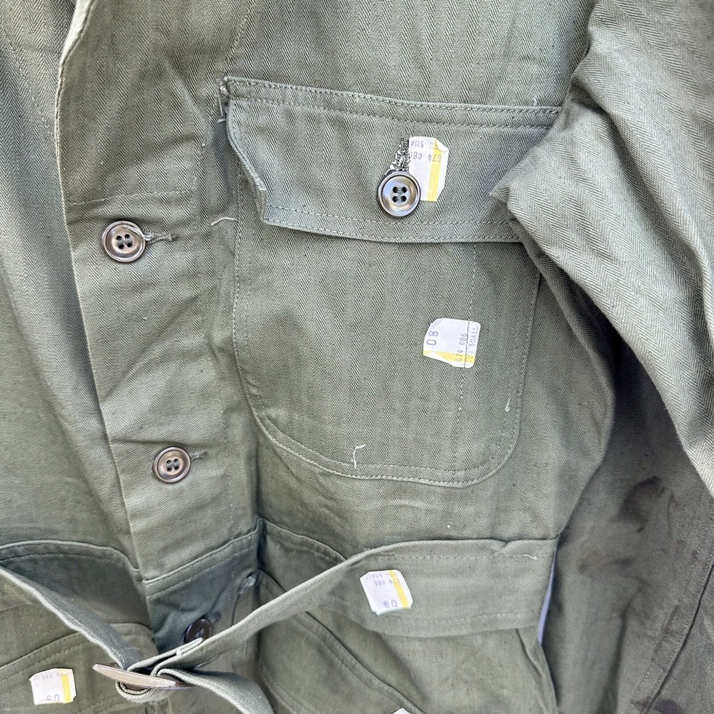 WWII Deadstock HBT Coverall Mint W/ Cutter Tags