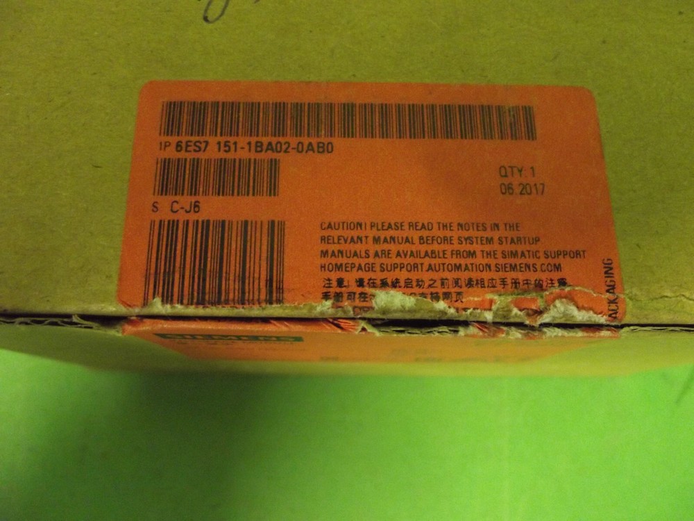 SIEMENS SIMATIC ET 200S 6ES7 151-1BA02-0AB0 Interface Module