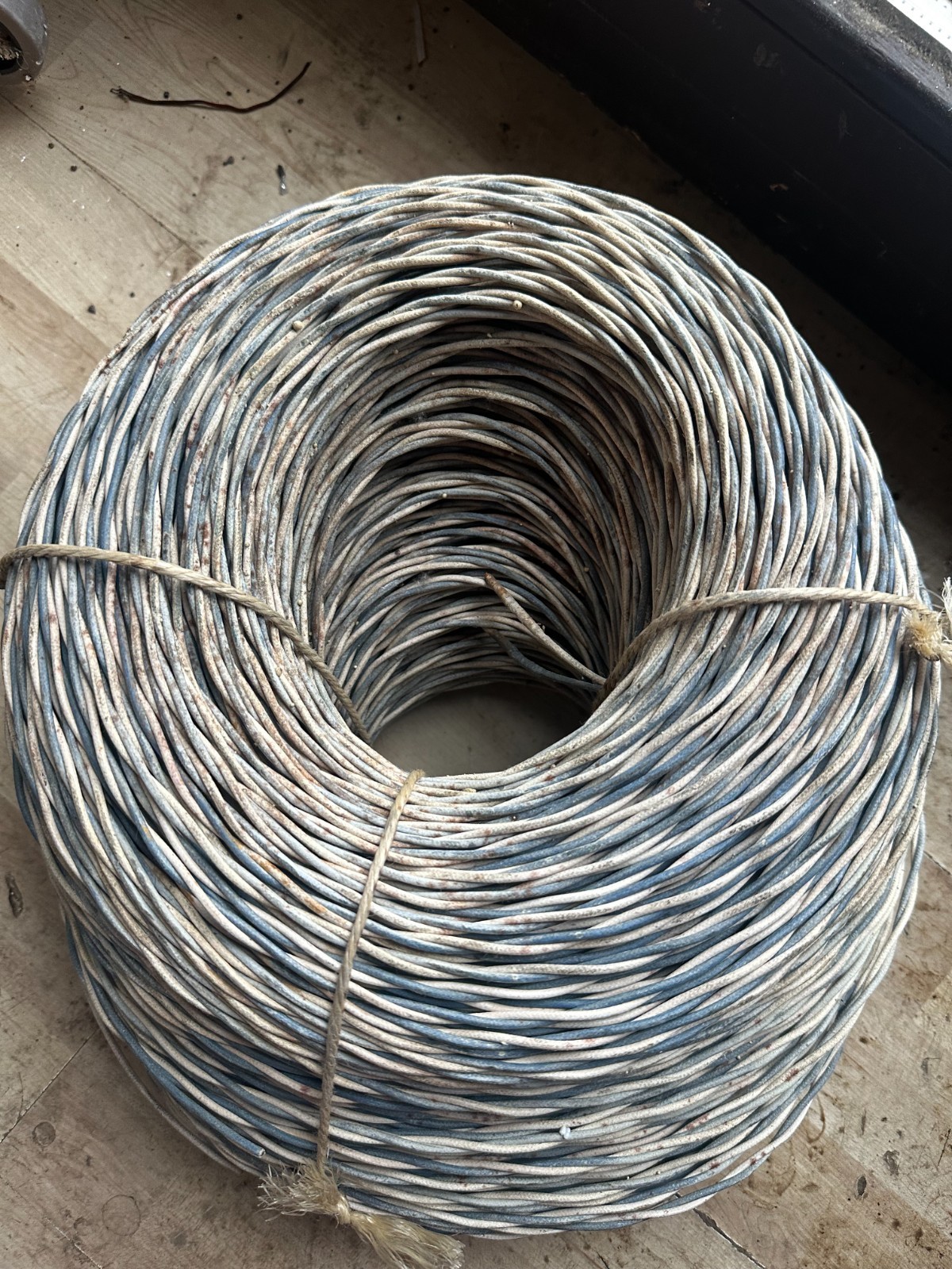 100 m Siemens 328 ft. 2 * 1 mm wire vintage 1940ies speaker cable vintage