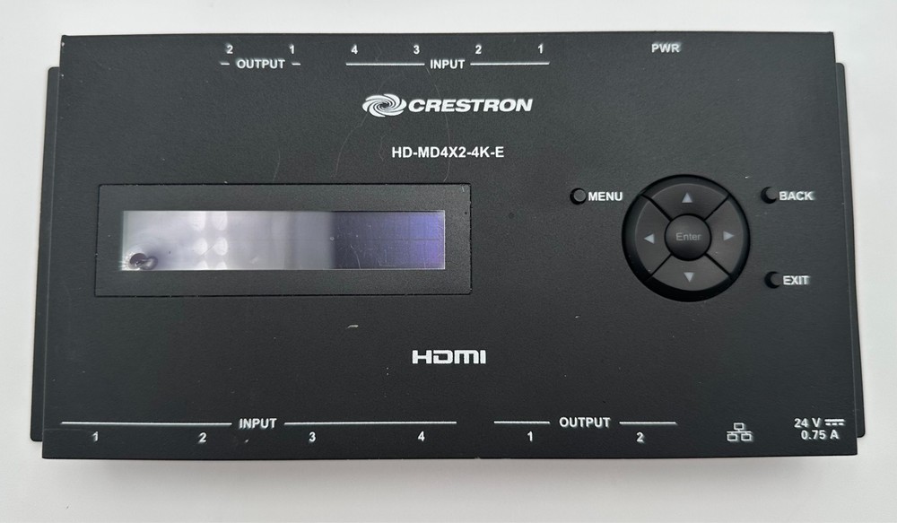 Crestron HD-MD4X2-4K-E Rack Mounted Switcher (Unit Only)