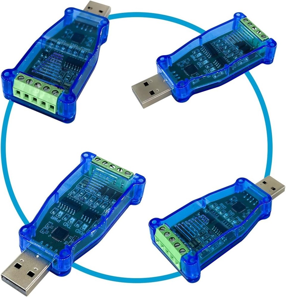 Versatile USB to RS485 Adapter with CP2102 Chip for Seamless Integration