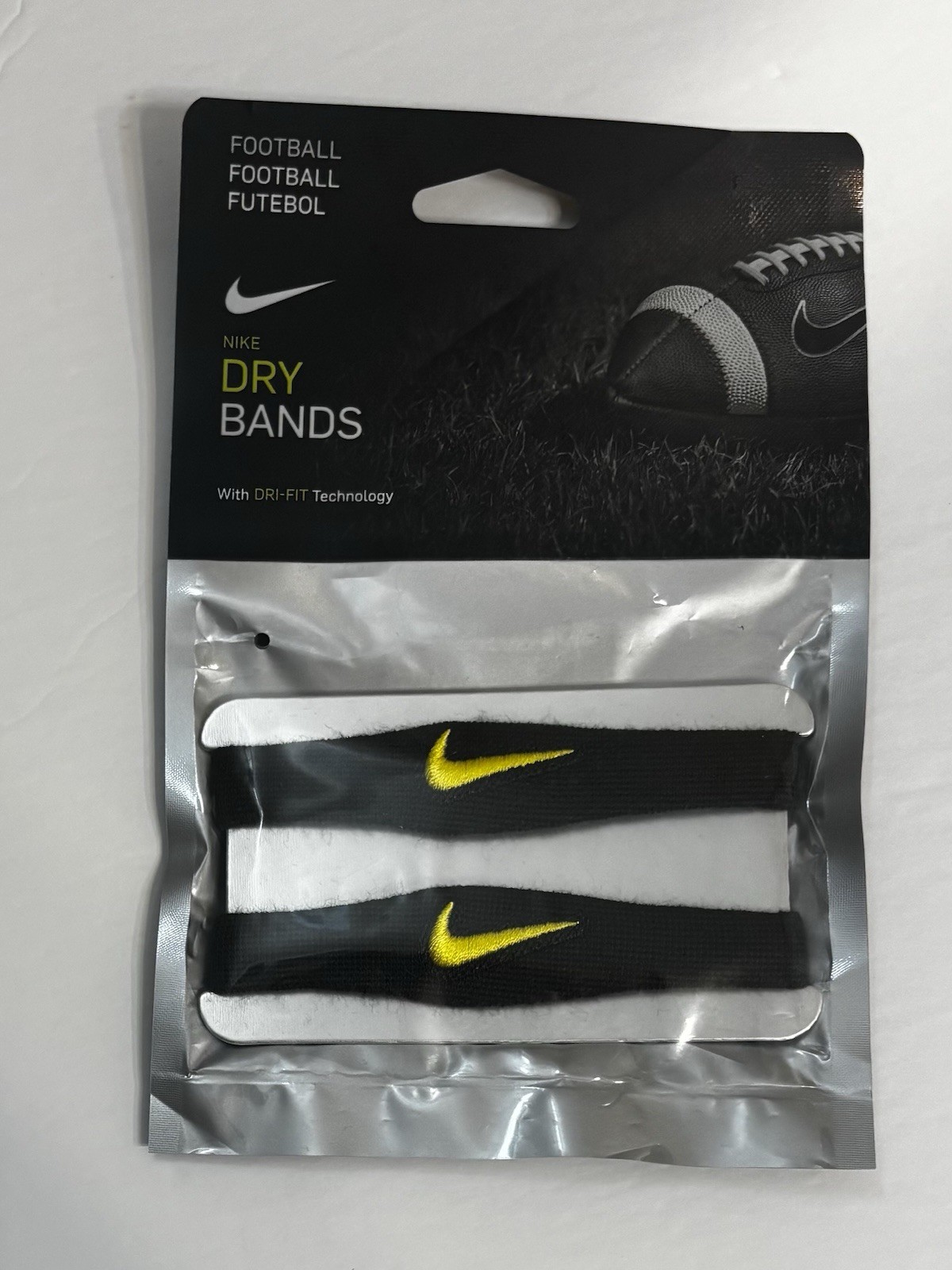 Oregon Ducks PE Team Issued Nike Dri-Fit Football Bicep Dry Bands X’s 2 ONE SIZE