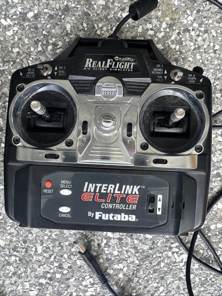 Real Flight RC Flight Simulators Interlink- Controllers-Great Planes X2