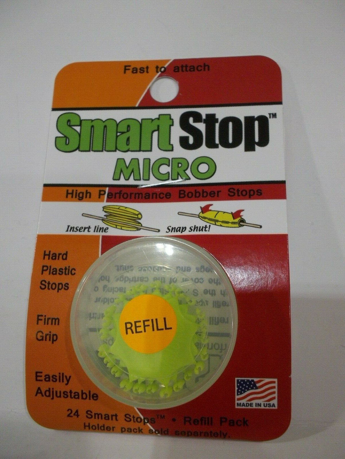 Smart Stop Micro Bobber Stops holder, refill, and combo packs NIP
