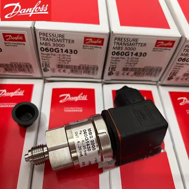 1pcs Danfoss Pressure Transmitter Sensor MBS3000 060G1430 0-25bar