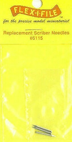 Flex-I-File Scriber Needle Replacements (6) - Hobby and Model Hand Tool