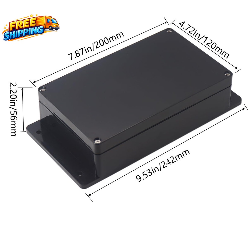 Junction Box IP65 Waterproof ABS Plastic Electrical Project Case Power Junction