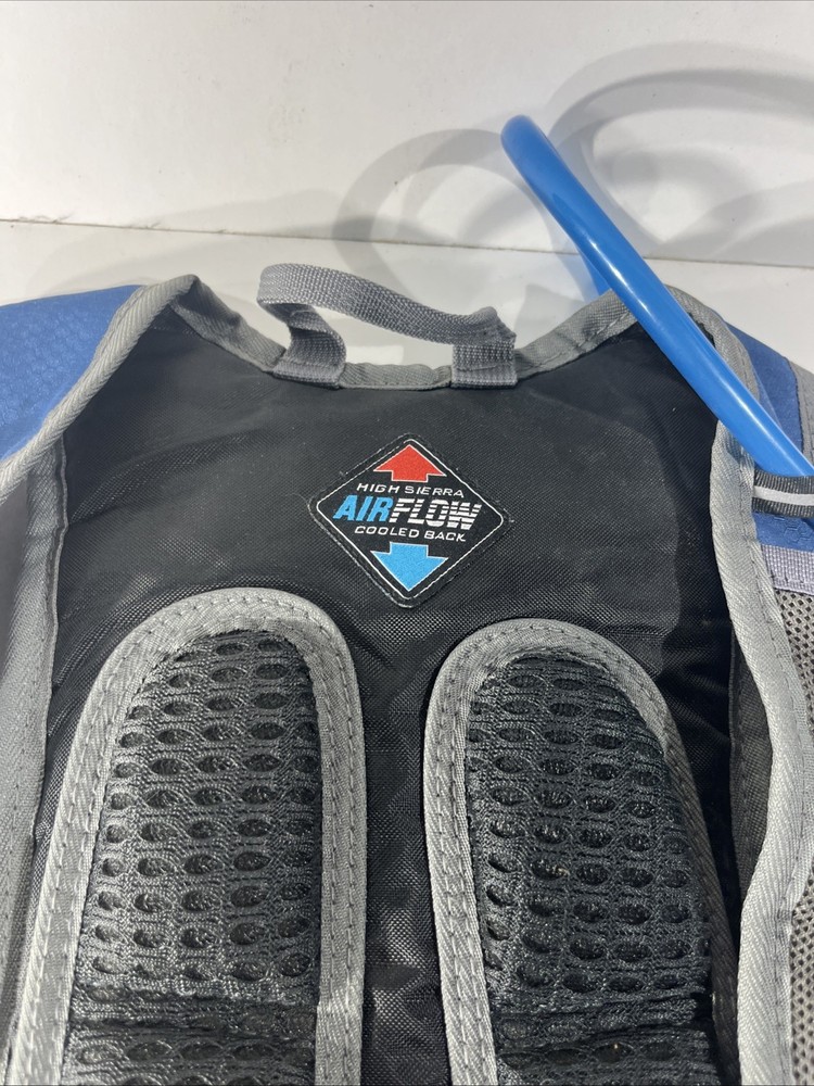 High Sierra Blue Hydration Pack With Bladder