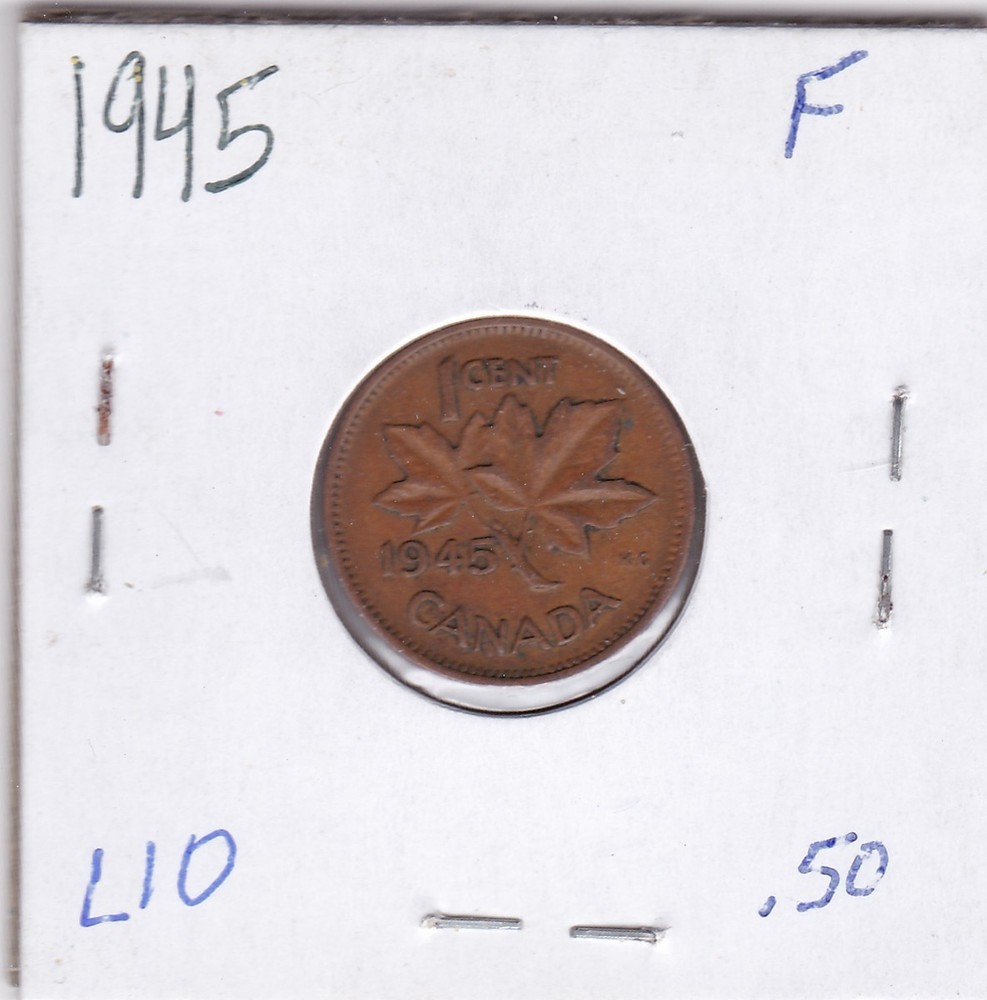 1945 Canada One Cent L10