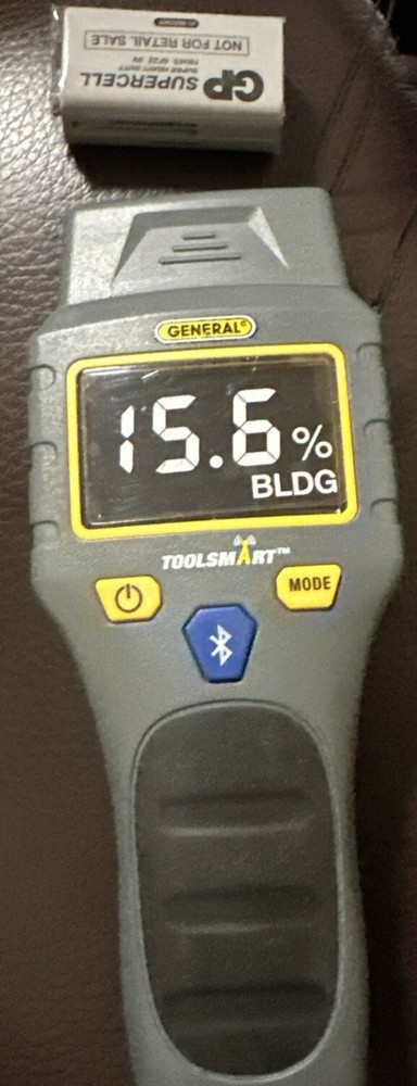 General Tools TS06 ToolSmart BlueTooth Connected Digital Moisture Meter No Box