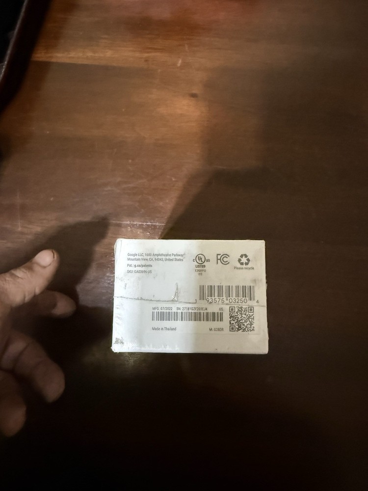 Google Nest Doorbell, Wired - ash