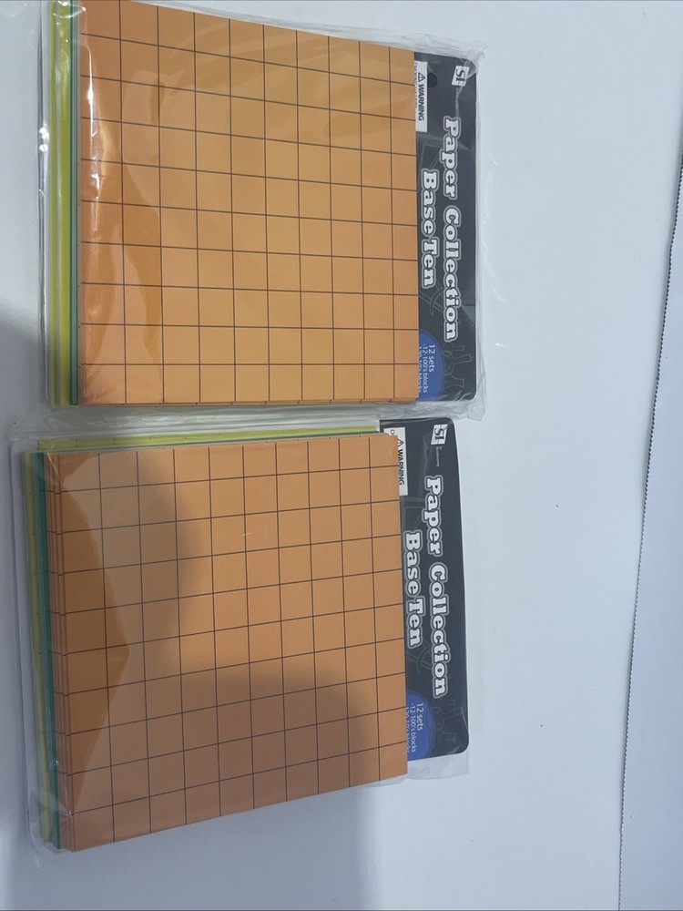 Math SOL PAPER COLLECTION BASE TEN 12 Sets S121140 2 Pack