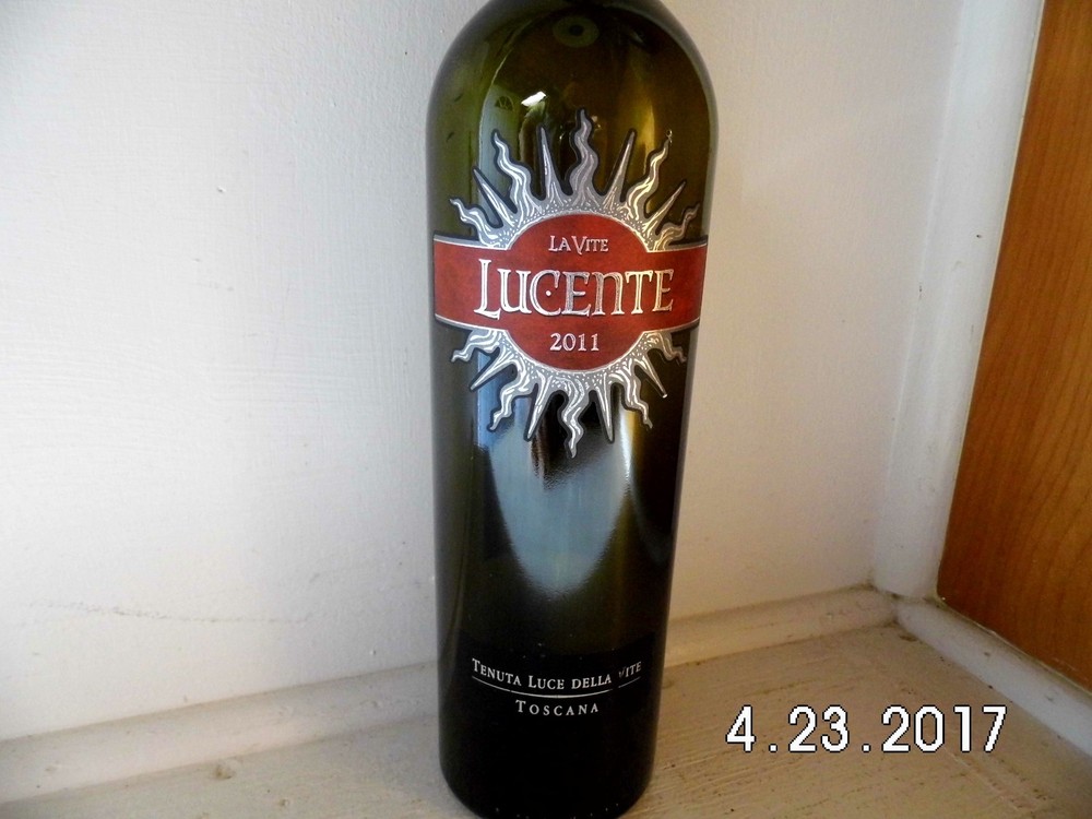 2011 LA VITE LUCENTE Red Wine EMPTY Bottle Italy With Original Cork
