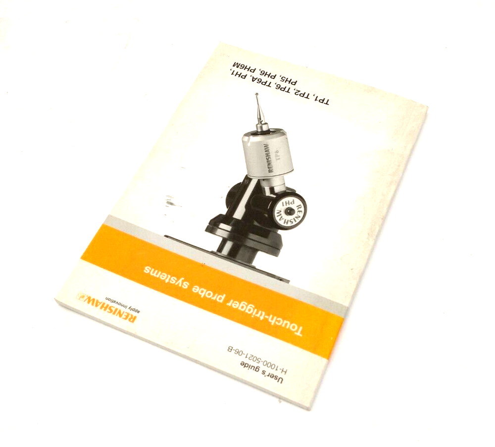 Renishaw H-1000-5021-06-B Touch-Trigger Probe System User's Guide Booklet & CD